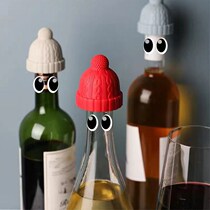 Silicone red wine bottle stopper wine stopper seasoning general household high-end Little Red Riding Hood creative net red seal food grade