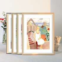 Small fresh frame frame frame hangs wall 12 inch 16 large size oil frame frame A4a3 Nordic in wind