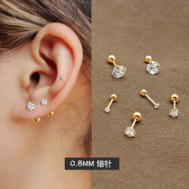 Ear Nails Sleeping free of women 2022 New wave earrings Earworm Screws Screwup Pins Fine Needles With Earhole Earbone Nails