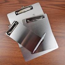 Metal stainless steel 304 file folder A4A5 Writer board multi - functional suspended signature board small bill folder