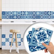 Nordic wind 3D self - adhesive small tile decoration wall sticker kitchen renovation hole cover water - resistant sticker