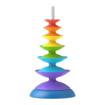 Rainbow Toy Music Tree Track Rolling Ball Building Petals Benefit Solid Wood Baby Enlightenment Wisdom Ins Color Shake
