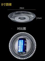 Dish plastic plastic plastic dish high temperature installed dish dish transparent wild dish meal tableware manufacturer