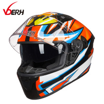 Walhui Summer Motorcycle Helmet full helmet male and female double lenses with Bluetooth headphone trough locomotive All the four seasons