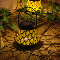 Solar New Chinese Plug-in Lamp Outdoor Waterproof Grass Terrace Lamp Courtyard Garden Plot lamp atmosphere Landscape decorative lamp