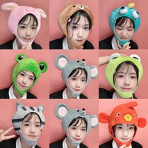 Animal headdress performance props children rabbit mouse cartoon animal kindergarten male and female fox fake tiger hat old