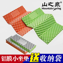 Egg Nest Anti-Damp Cushion Outdoor Aluminum Foil Foldable Small Cushion Egg Trough Cushion Portable Warm Sleeping Mat Children