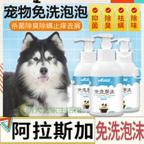 Alaska Special Pet Dry Cleaning and Bathing Dog Deodoring Bath Defense Bath to Spend the Wash-free Killing