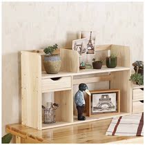 Solid Wood Table Small Book Writing Shelf Office Table Face Shelve Student Cabinet Lettable-top Laying Book With Drawer 268Y1_