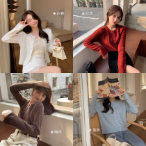 The red velvet gallows short and open shirt is gentle and does not lose its temperament ~