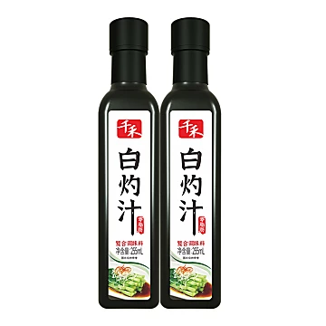 【拍两件】千禾白灼汁255mL*1瓶装[4元优惠券]-寻折猪