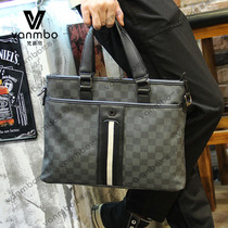 2022 new mens single shoulder bag male trend ins large capacity Business briefcase inclined satchel bag computer bag backpack