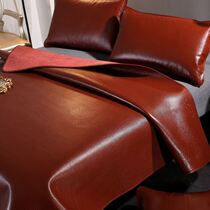 Cow Leather Cool Mat Head Layer Buffalo Leather Mat Summer Double Air Conditioning Soft Mat leather pillowcase One meter five 2 m x2 meters