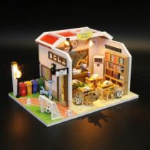 Diy Model Handmade Gift Assembly Cottage Creative Making HouseHouse Birthday House Role Building Toys Table