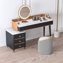 Rock Board Dresser Dresden Nordic Minimalist Bedroom Modern Minimalist Superior Light Lavish Red Inn Wind Makeup Table Small Family Style