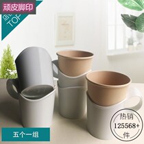 One-time paper cup cup holder plastic thickened tea house 5 office cup seats 20 yuan