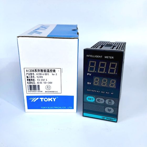 Toky Tungqian 온도 제어 테이블 AI208-6-RB10 SB10 디지털 디스플레이 지능형 PID 완전 자동 온도 조절 장치 96x48 Toky Tungqian 온도 제어 테이블 AI208-6-RB10 SB10 디지털 디스플레이 지능형 PID 완전 자동 온도 조절 장치 96x48