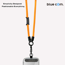 bluecorn Original 7mm fine outdoor durable slant shoulder back long rope shoulder long rope mobile phone hatching rope