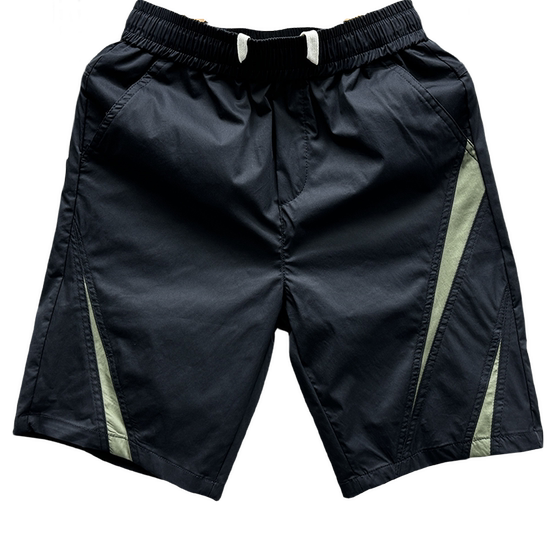 Summer thin striped straight -tube shorts, men's tide brand INS fashion, loose color, color stitching wild five -point beach pants
Summer thin striped straight -tube shorts, men's tide brand INS fashion, loose color, color stitching wild five -point beach pants