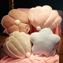 Flowers holding balcony floating window female net red blanket office nap and pillow in one pillow cushion