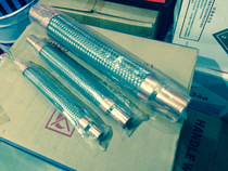 Cold storage air conditioning refrigeration unit compressor shock absorber tube vibration avoidance tube throat high pressure damping tube 54mm interface