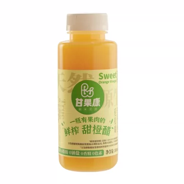 甘果康nfc鲜榨甜橙醋果醋饮料300ml*6瓶[30元优惠券]-寻折猪