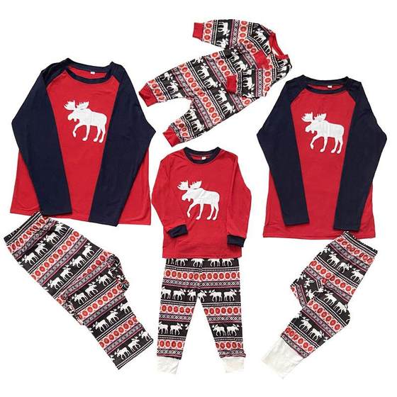 and parent-child deer clothes boys outfit long-sleeved and parent-child deer clothes boys outfit long-sleeved