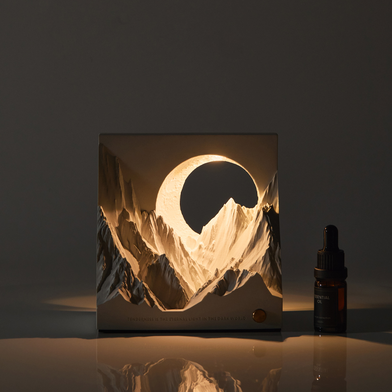 Wall Light Riday Shine gold Mountain fragrance Incense Stone Little Night Light Gift Pendulum ambience Incense Light Escort Gift-Taobao