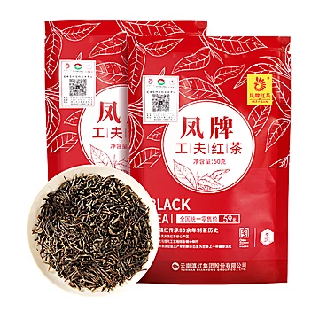 凤牌红茶滇红茶特级云南经典功夫红茶50克装[20元优惠券]-寻折猪