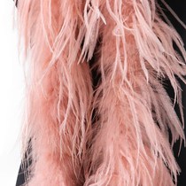Feather strips Ostrich feather hat accessories material performance dress down strips down material scarf accessories