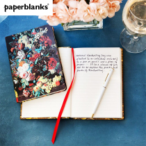 paperblanks Still life flower series notebook Retro hand account small fresh document diary New gift stationery big book Medium book Small book Slender book Painter manuscript painting