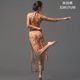 Classical dance clothing women's net gauze printing slim slit cheongsam Chinese dance practice clothing national dance performance clothing Classical dance clothing women's net gauze printing slim slit cheongsam Chinese dance practice clothing national dance performance clothing