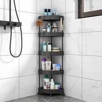 Bathroom Minimalist Shelve Shelf Small Cart Toilet Bathroom Mobile Containing Rack Toilet Wall Corner Tripod