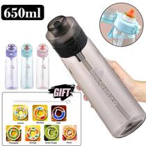Air Flavored Water Bottle Up Sports Fashion Straw Mug Water