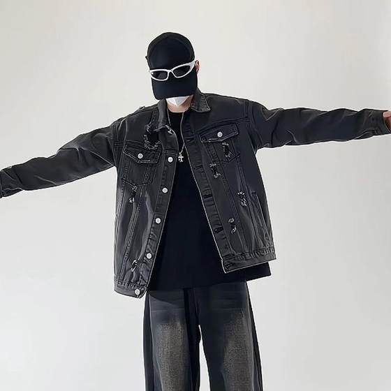 Black denim jacket for men in spring boys with high-end and handsome denim jacket for spring and autumn 2025 new jacket for men
Black denim jacket for men in spring boys with high-end and handsome denim jacket for spring and autumn 2025 new jacket for men
