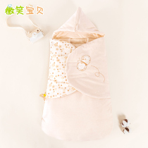 Newborn sleeping bags are thickened in autumn and winter to prevent jumping 0-3-6 months old babies from being born at the beginning of the month to prevent kicking by babies and toddlers in winter