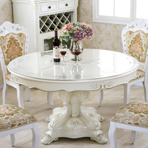 Custom tablecloth waterproof soft glass round table cloth oil-proof plastic oval table mat simple Crystal Board