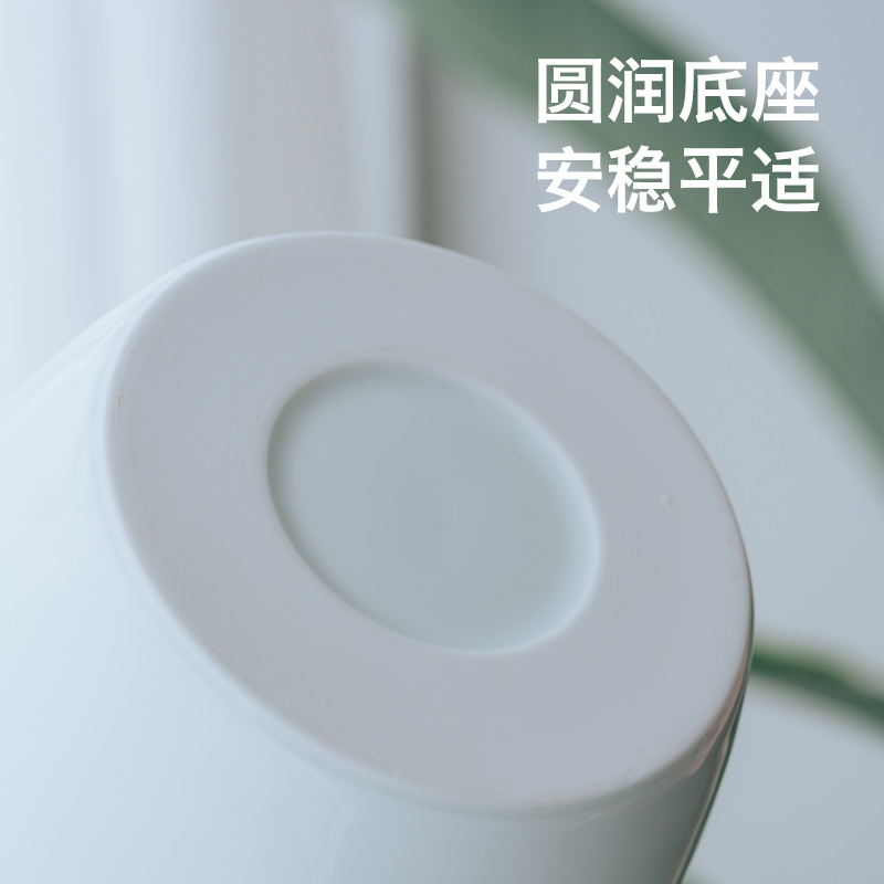 Lane. Home furnishing articles bluish white porcelain ceramic vase ears flower pot of flower tea daily table flower