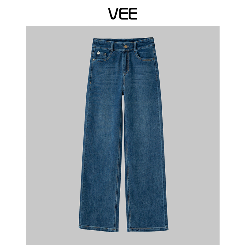 VEE【藍莓優格】春秋裝新款基本百搭牛仔褲親膚透氣顯瘦修身長褲 - 淘集運官網代購全球配送 輕鬆購 - 淘集運代購|臺灣集運|淘寶商品代購|中國商品代購