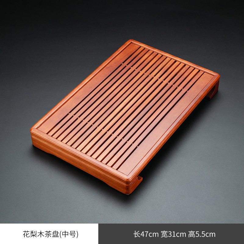 中国 花梨葡萄木瘤木 茶托 五客 煎茶道具 M R6739E 高良】中国美術