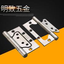 5 interior and exterior household 3-inch solid wood door mother-in-law slotted bearing buffer stainless steel open wooden door hinge inch damping simple