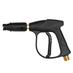 Household long gun adjustable all-copper car washing machine cleaning machine short gun fan-shaped accessories high-pressure accessories water gun