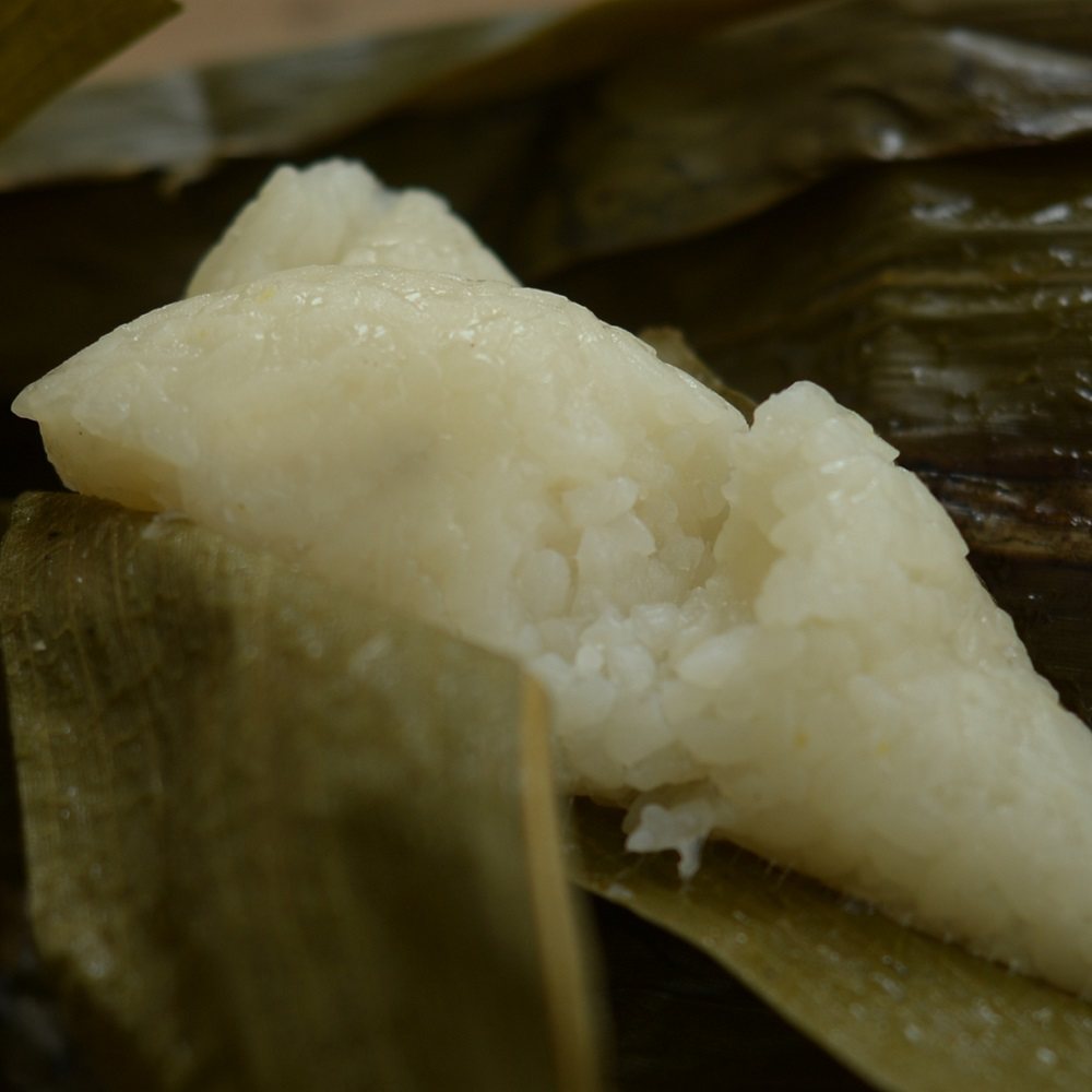 阙纪记袖珍白味粽乐山特产纯糯米无馅料小素粽美食400克×2袋包邮