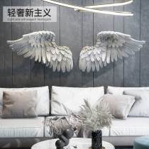 Nordic Light and Luxury Living Room Sofa TV background wall decoration winged winged bedroom decorative decorative interior decoration