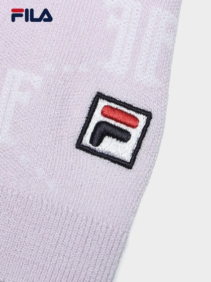 Fila 공식 여성 스웨터 2024 겨울 뉴 패션 캐주얼 기본 Jacquard Short-Sleeved Top Fila 공식 여성 스웨터 2024 겨울 뉴 패션 캐주얼 기본 Jacquard Short-Sleeved Top