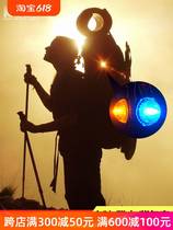Student backpack light outdoor night flash warning safety light night survival anti-collision led signal luminous pendant