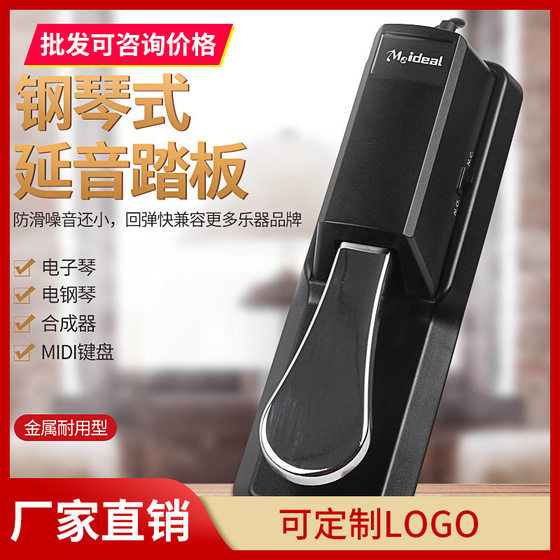 Sustain pedal electronic piano electric piano sustain pedal foot pedal synthesizer MIDI keyboard universal accessories
Sustain pedal electronic piano electric piano sustain pedal foot pedal synthesizer MIDI keyboard universal accessories