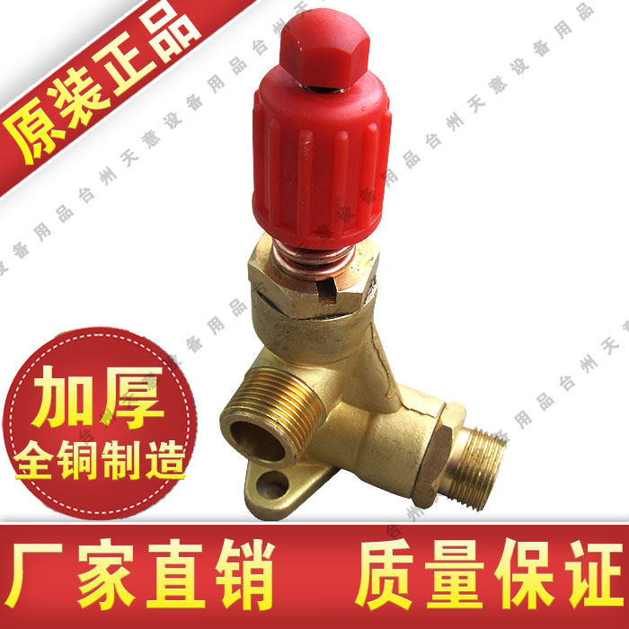 Black cat high pressure pump head B-36EX1 CC4040 high pressure cleaning machine car wash machine press head two-hole pressure regulator