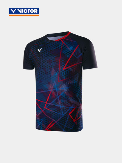 Victor Victor 남자와 여자 티셔츠 Victor Signing Player Promotion Competition Suit T-40001TD+T-41001TD Victor Victor 남자와 여자 티셔츠 Victor Signing Player Promotion Competition Suit T-40001TD+T-41001TD