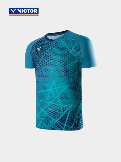 Victor Victor 남자와 여자 티셔츠 Victor Signing Player Promotion Competition Suit T-40001TD+T-41001TD Victor Victor 남자와 여자 티셔츠 Victor Signing Player Promotion Competition Suit T-40001TD+T-41001TD